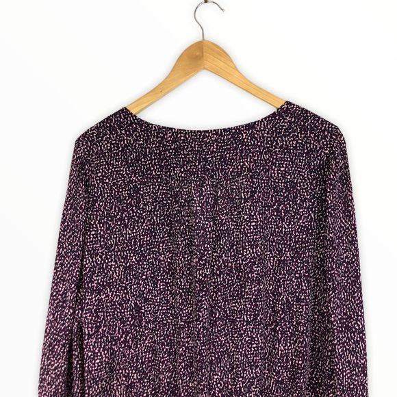 Parker Matilda Funfetti Silk Smocked Surplice Top NWT - Picture 8 of 14